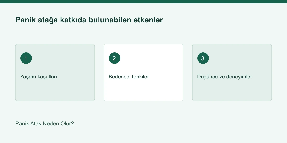 Panik atağa katkıda bulunabilen etkenler